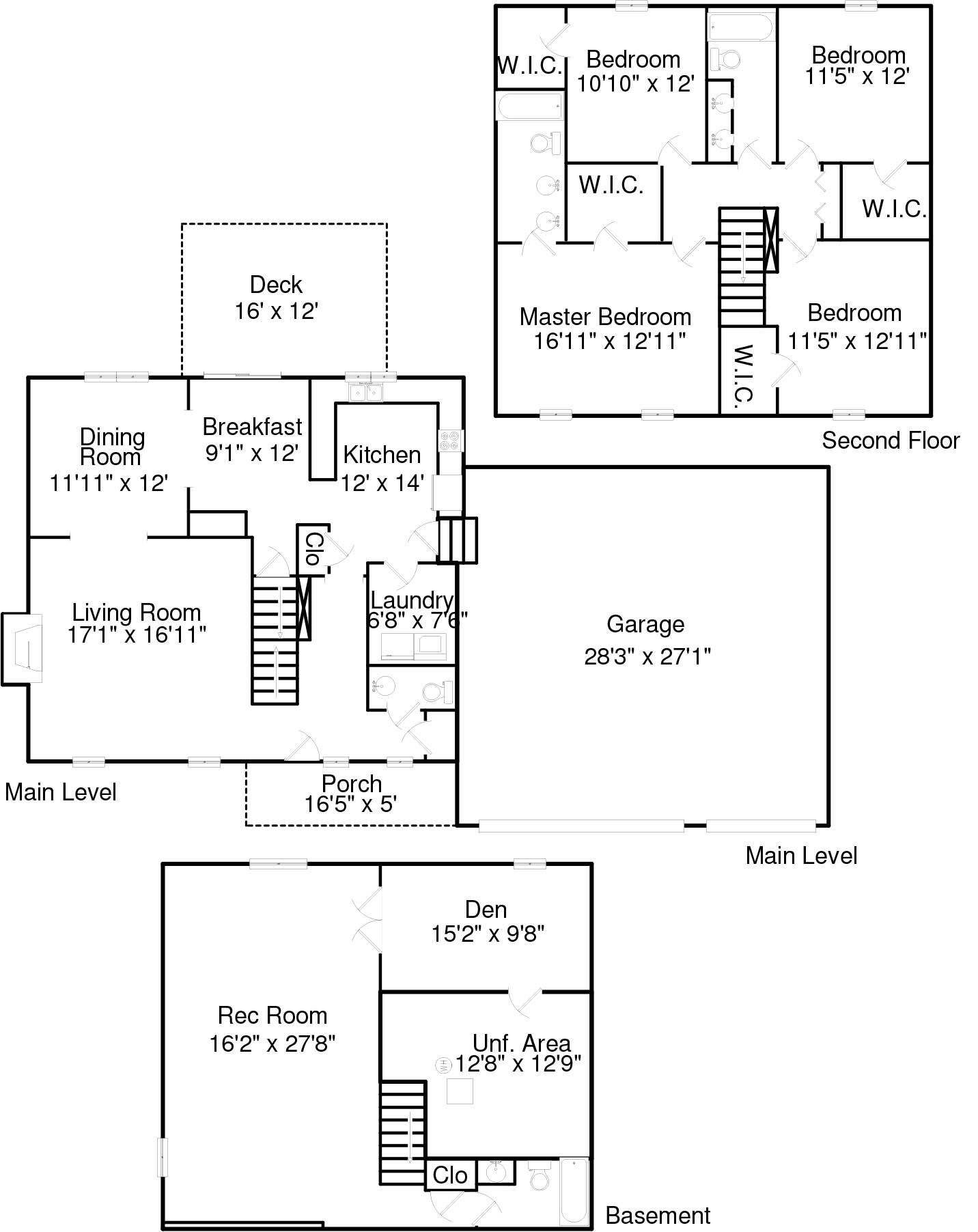 1030 Country Manor, Mt Zion, IL Floorplan